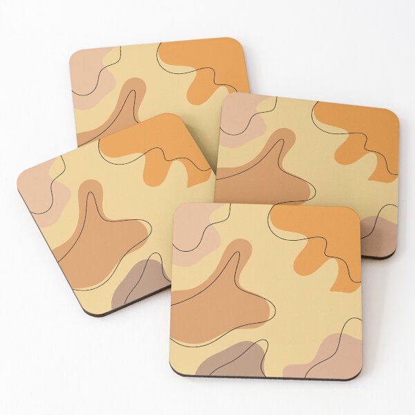 Item preview, Abstract geometric shapes in orange tone designed and sold by HikaryChan.
