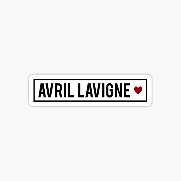 Avril Lavigne Sticker