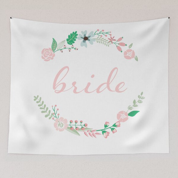 Item preview, Bride in Pink Floral designed and sold by bethofalltrades.