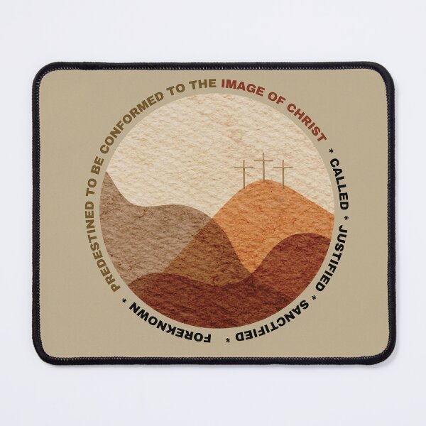Item preview, Sunset Mountain (version 2) crosses Predestined Image of Christ Called Justified Sanctified Forknown designed and sold by NonPCTruths.
