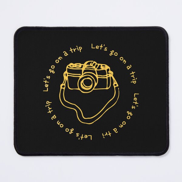 Item preview, Lets go on a trip,camera,black,yellow designed and sold by zzzozzo.
