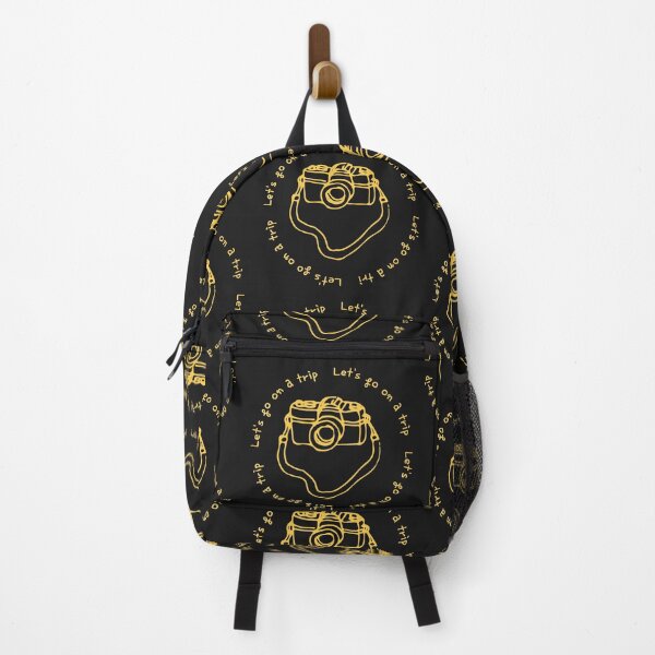 Item preview, Lets go on a trip,camera,black,yellow designed and sold by zzzozzo.