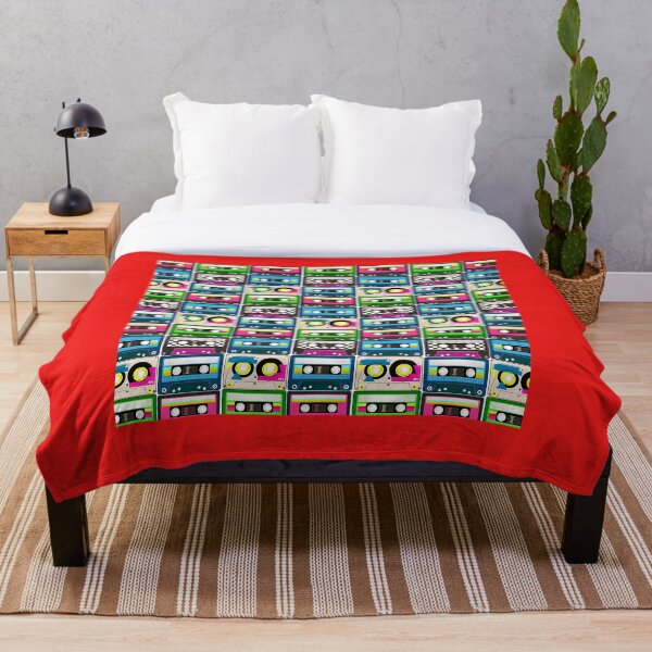 Item preview, CASSETTE TAPE VINTAGE COLORFUL PRINT designed and sold by Lifelove40.