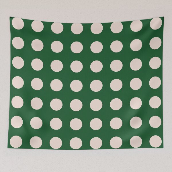Item preview, Polka Dots and Green Background designed and sold by adoredigitals.