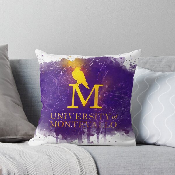 Item preview, University of Montevallo Rustic Watercolor Logo designed and sold by College Watercolor Logos.