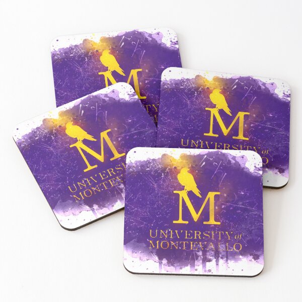 Item preview, University of Montevallo Rustic Watercolor Logo designed and sold by College Watercolor Logos.