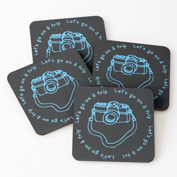 Item preview, Lets go on a trip,camera,black,blue designed and sold by zzzozzo.