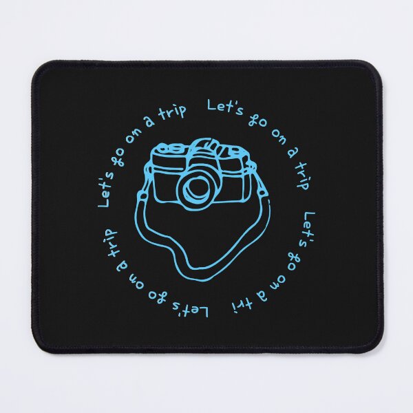 Item preview, Lets go on a trip,camera,black,blue designed and sold by zzzozzo.