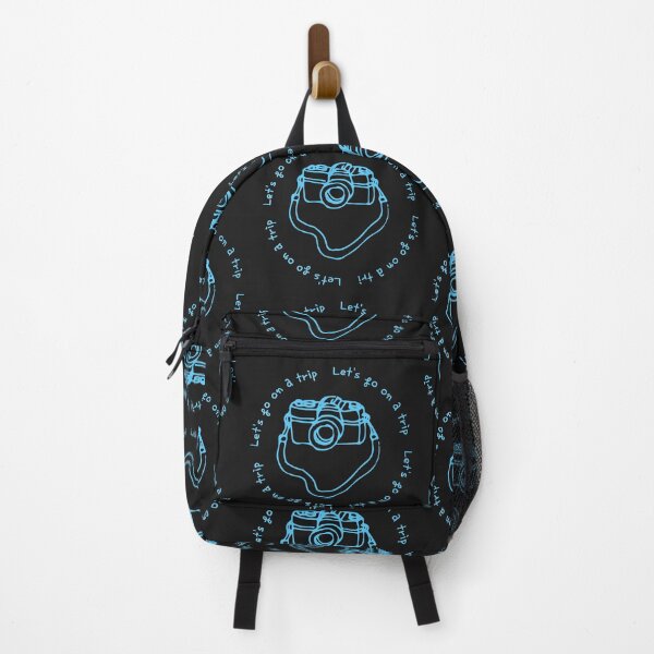 Item preview, Lets go on a trip,camera,black,blue designed and sold by zzzozzo.