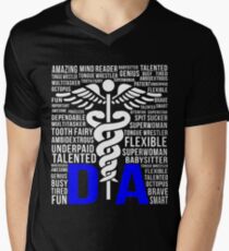 Dental Assistant Word Shirt Men's V-Neck T-Shirt