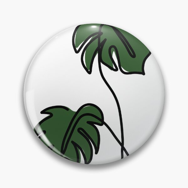 Item preview, Monoline monstera designed and sold by SuccStickers.
