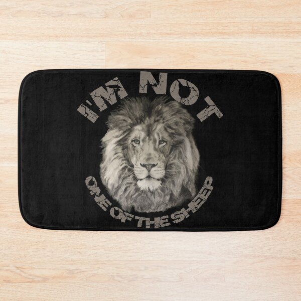 Item preview, I'm NOT one of the sheep t-shirt, Lion's head design designed and sold by SassyFavorites.