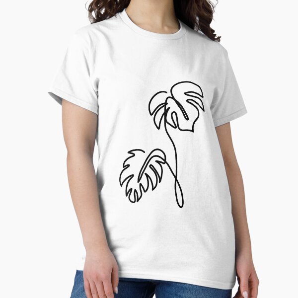 Item preview, Monoline monstera designed and sold by SuccStickers.