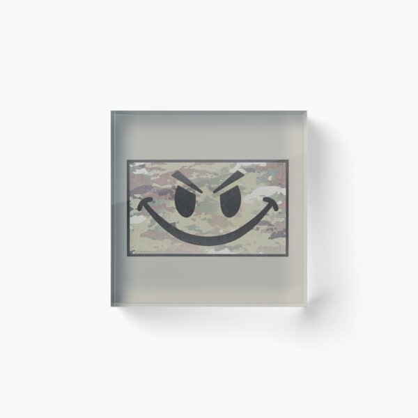 Item preview, Camo Evil Smiley designed and sold by mstiv.