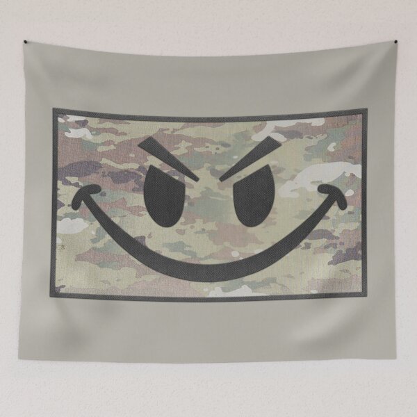 Item preview, Camo Evil Smiley designed and sold by mstiv.