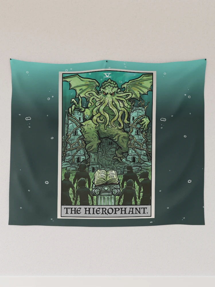 The Hierophant Tarot Card Cthulhu H.P. Lovecraft Horror Gothic Gifts - The  Hierophant - Magnet