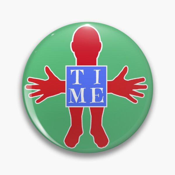 Item preview, Human figure - TIME- Red and blue colors - Serif font designed and sold by RainbowWordLand.