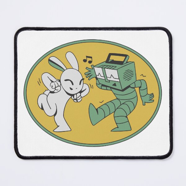 Item preview, Friendship badge : bunny dance with robot designed and sold by Scopestor.