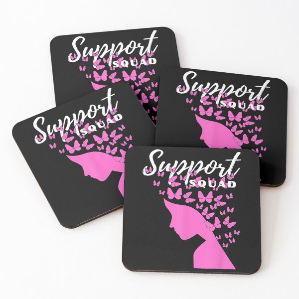 Item preview, Breast Cancer Support Squad Butterflies designed and sold by Elena Penny.