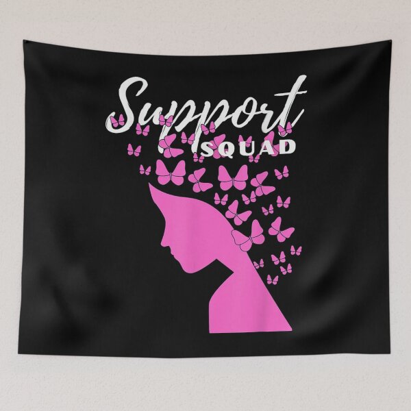Item preview, Breast Cancer Support Squad Butterflies designed and sold by Elena Penny.