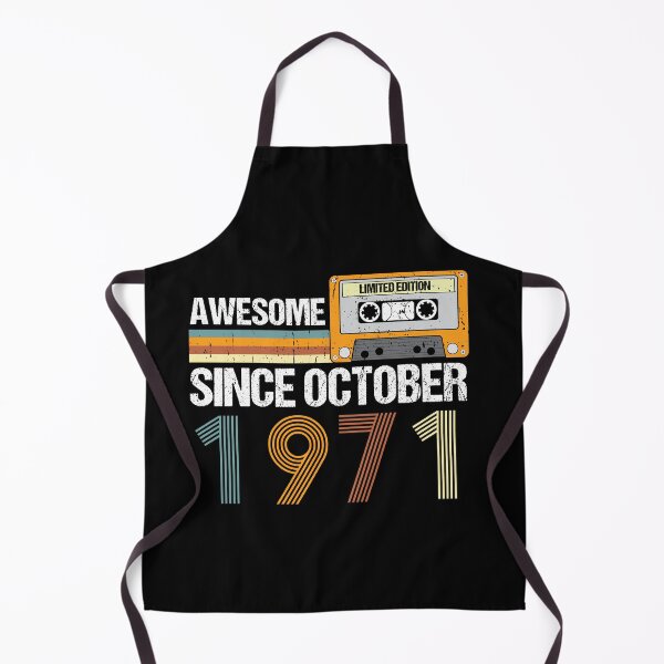 Item preview, Awesome Since October 1971 | 53th Birthday Gifts | 53 Years Old Gifts designed and sold by AMINE  ★★★★★.