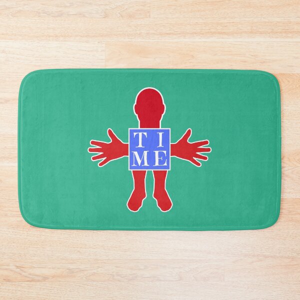 Item preview, Human figure - TIME- Red and blue colors - Serif font designed and sold by RainbowWordLand.