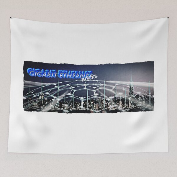 Item preview, GIGABIT ETHERNET ROCKS designed and sold by THE AMERICAN TEEVANGELIST.
