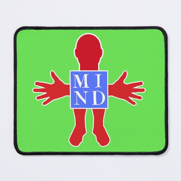 Item preview, Human figure - MIND - Red and blue colors - Serif font designed and sold by RainbowWordLand.