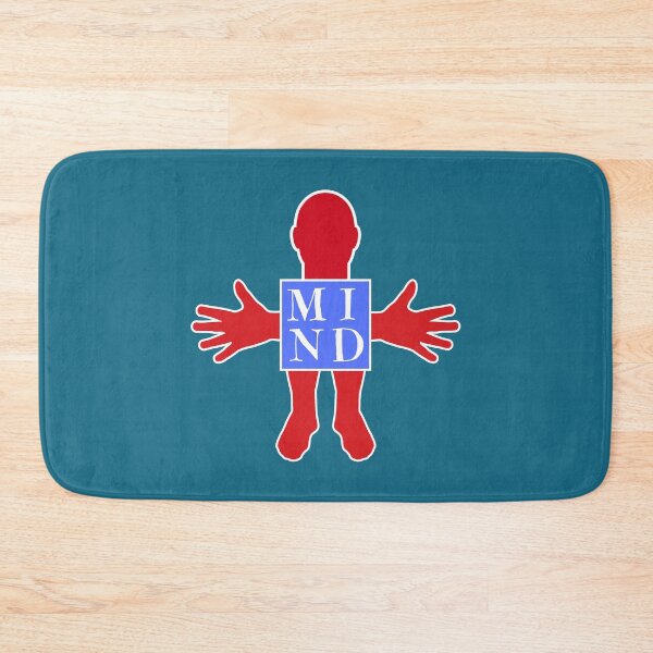 Item preview, Human figure - MIND - Red and blue colors - Serif font designed and sold by RainbowWordLand.