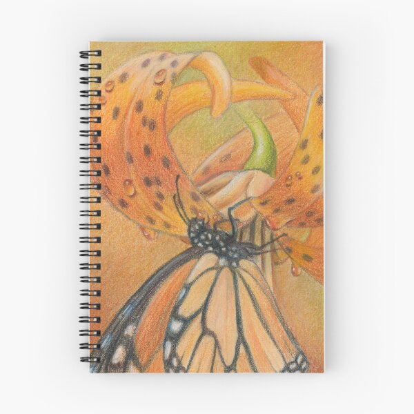 Item preview, Monarch Butterfly on Tiger Lily Flower - "Camouflage (Orange)" designed and sold by Carye VanDerPol Mahoney.
