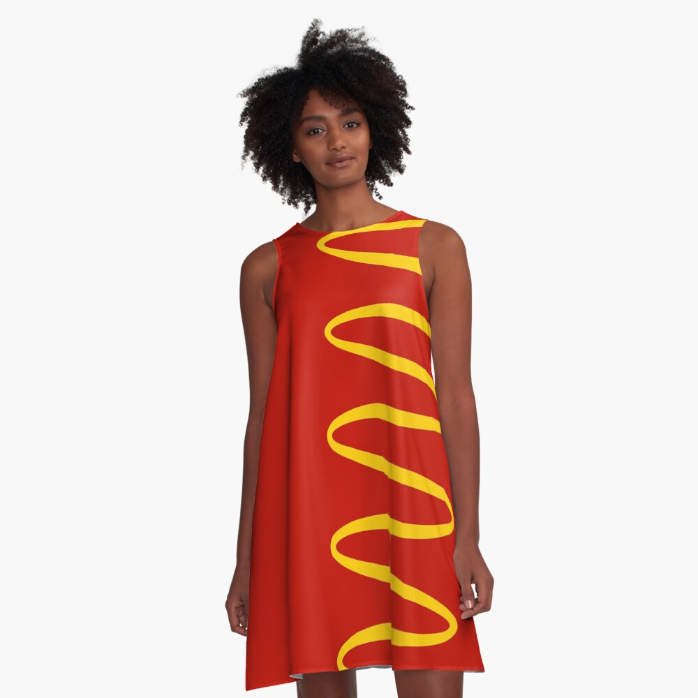 Fries n Shake A-Line Dress