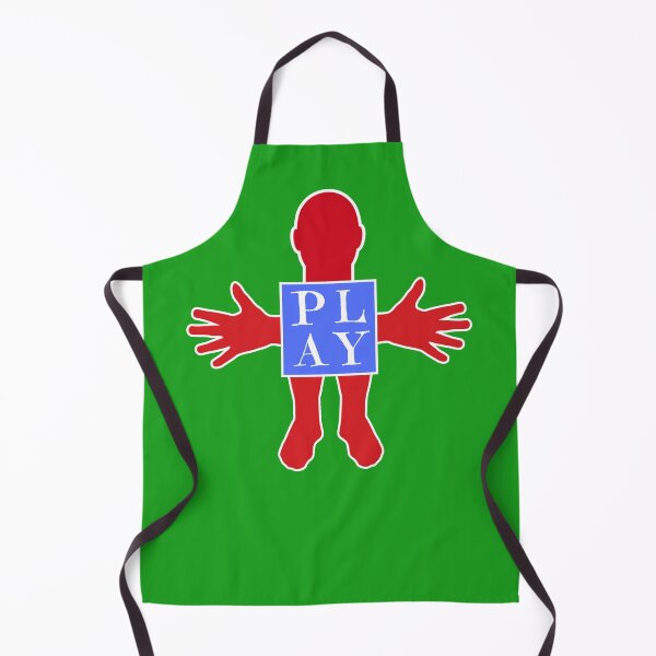 Item preview, Human figure - PLAY - Red and blue colors - Serif font designed and sold by RainbowWordLand.