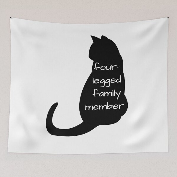 Item preview, Four Legged Family Member For Crazy Cat Lady  designed and sold by Nero9o.