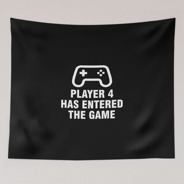Item preview, Player 4 Has Entered The Game Classic T-Shirt designed and sold by pkelseysi.