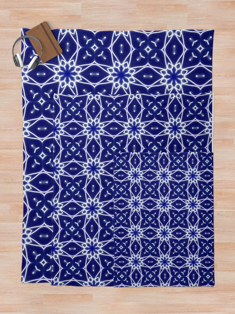 Thumbnail 5 of 6, Throw Blanket, Patterns pattern designed and sold by Library101.