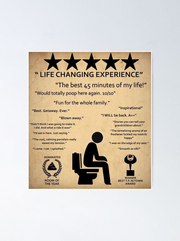 "The Best Poop Ever" Poster for Sale by SoCalKid Redbubble