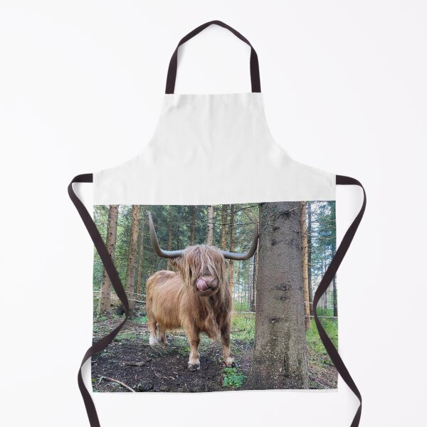 Item preview, Scottish Highland Cattle Cow picking nose 4015 designed and sold by SaarelaHighland.