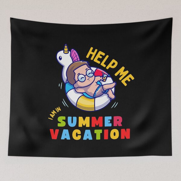 Item preview, Help me i am in summer vacation - Funny designed and sold by AYREEM.