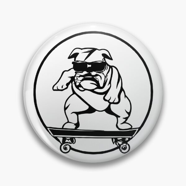 Item preview, Another cool bulldog standing on a skate designed and sold by A million ideas, a million dreams.
