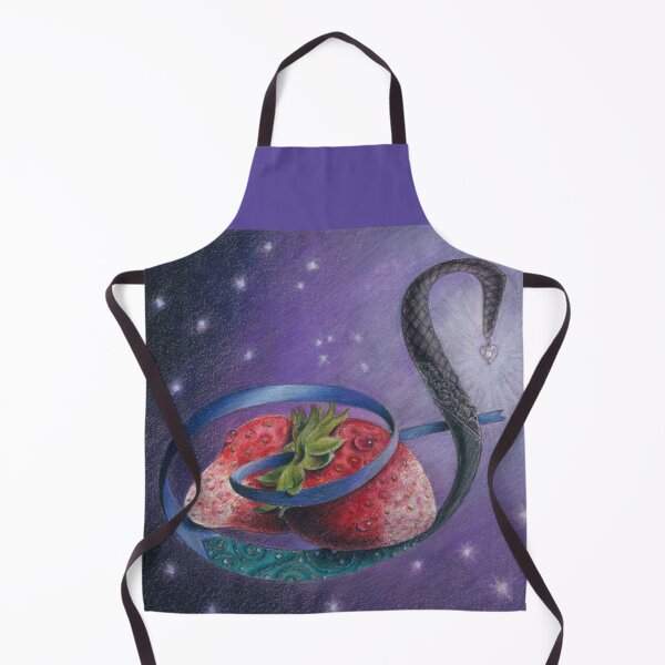 Item preview, S Monogram with Sugared Strawberries and Stars in a Purple Sky - "S is for Sonya" designed and sold by Carye VanDerPol Mahoney.