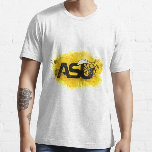 "Alabama State University Rustic Watercolor Logo" Tshirt for Sale by