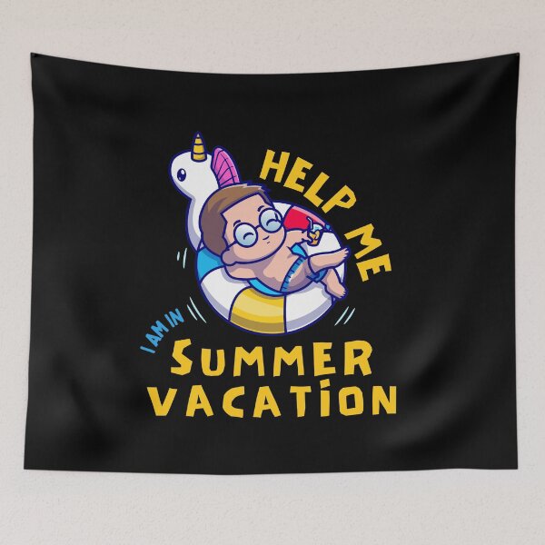 Item preview, Help me i am in summer vacation - Funny designed and sold by AYREEM.