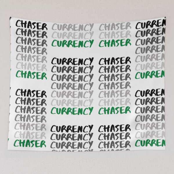 Item preview, Currency Chaser Faded Print GREEN/SLIME money getter cash dollars dropshipper designed and sold by to-esu.