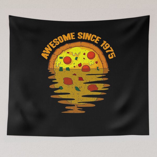 Item preview, Awesome since 1975 - 47 years old Pizza 47th birthday designed and sold by Ibu83.