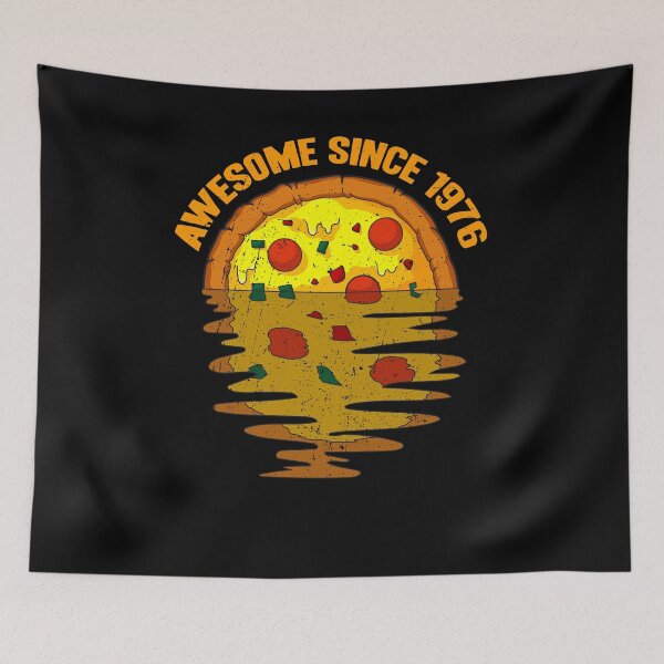 Item preview, Awesome since 1976 - 46 years old Pizza 46th birthday designed and sold by Ibu83.