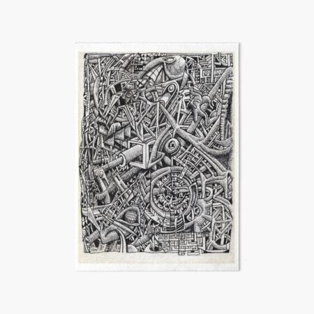 Swirlybird Art Board Print