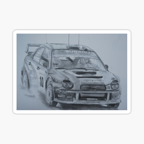 Subaru Impreza WRC 2002 Sticker