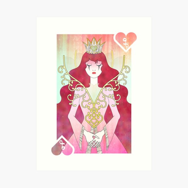 Anthrocemorphia - Queen of Hearts Art Print
