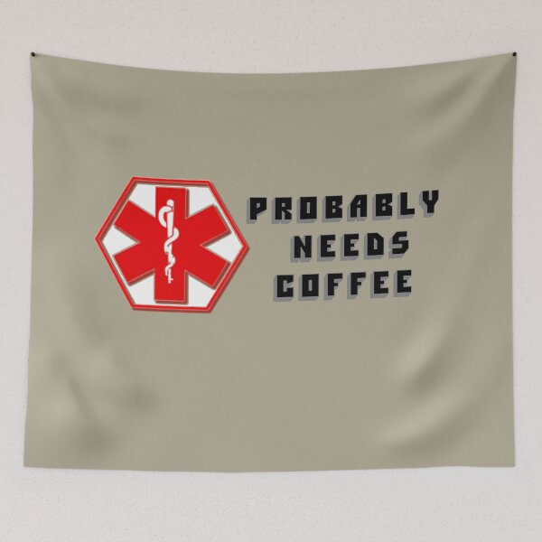 Item preview, COFFEE MEDIC ALERT LOGO designed and sold by THE AMERICAN TEEVANGELIST.