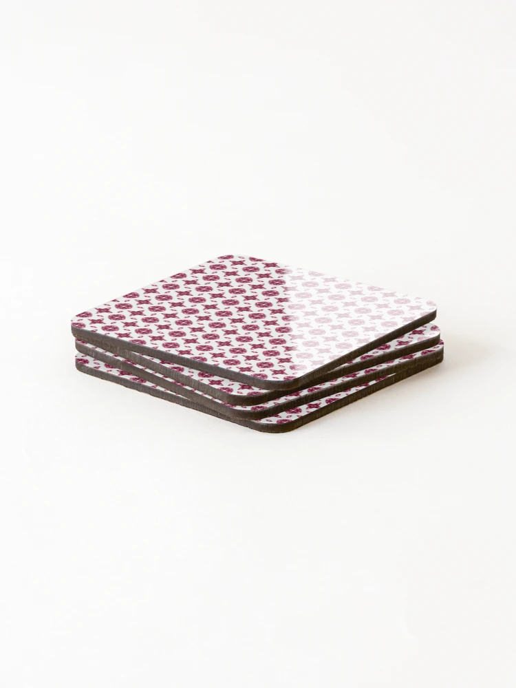 Thumbnail 4 of 5, Coasters (Set of 4), Patterns pattern designed and sold by Library101.